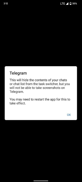 如何防止人们在 Telegram 上保存或截取您的文本?
