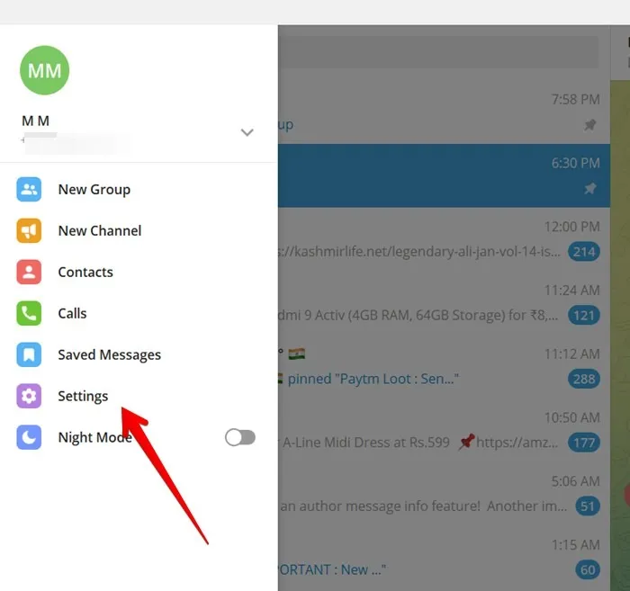 如何导出Telegram聊天记录?