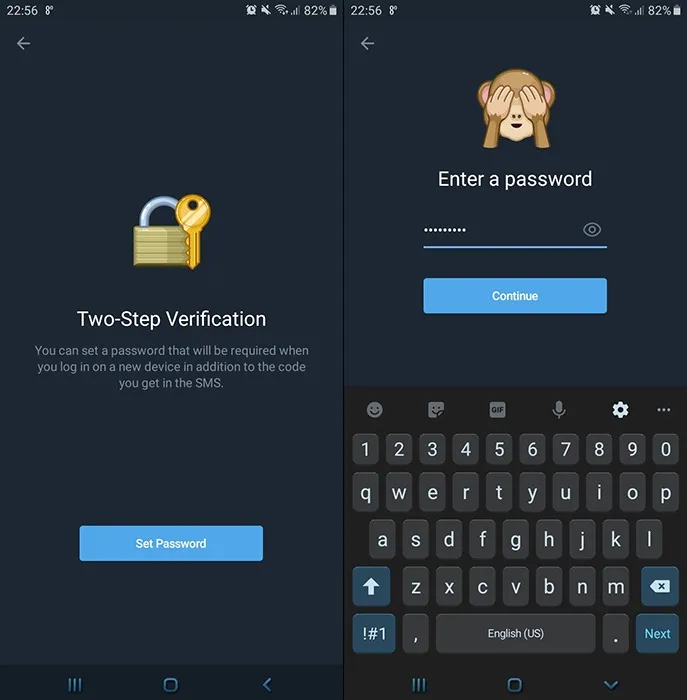 如何在 Telegram 上启用两步验证?