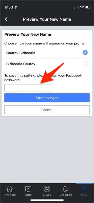 如何在Web、Android和iOS上更改Facebook个人资料名称