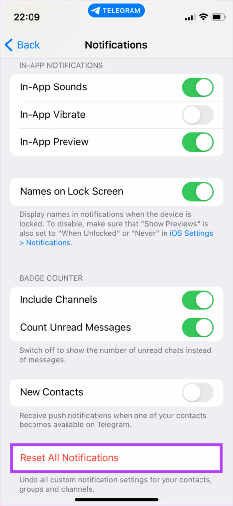 在iPhone上修复延迟telegram通知的8种最佳方法