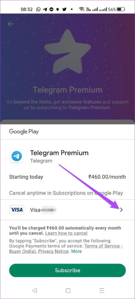 如何购买Telegram会员?
